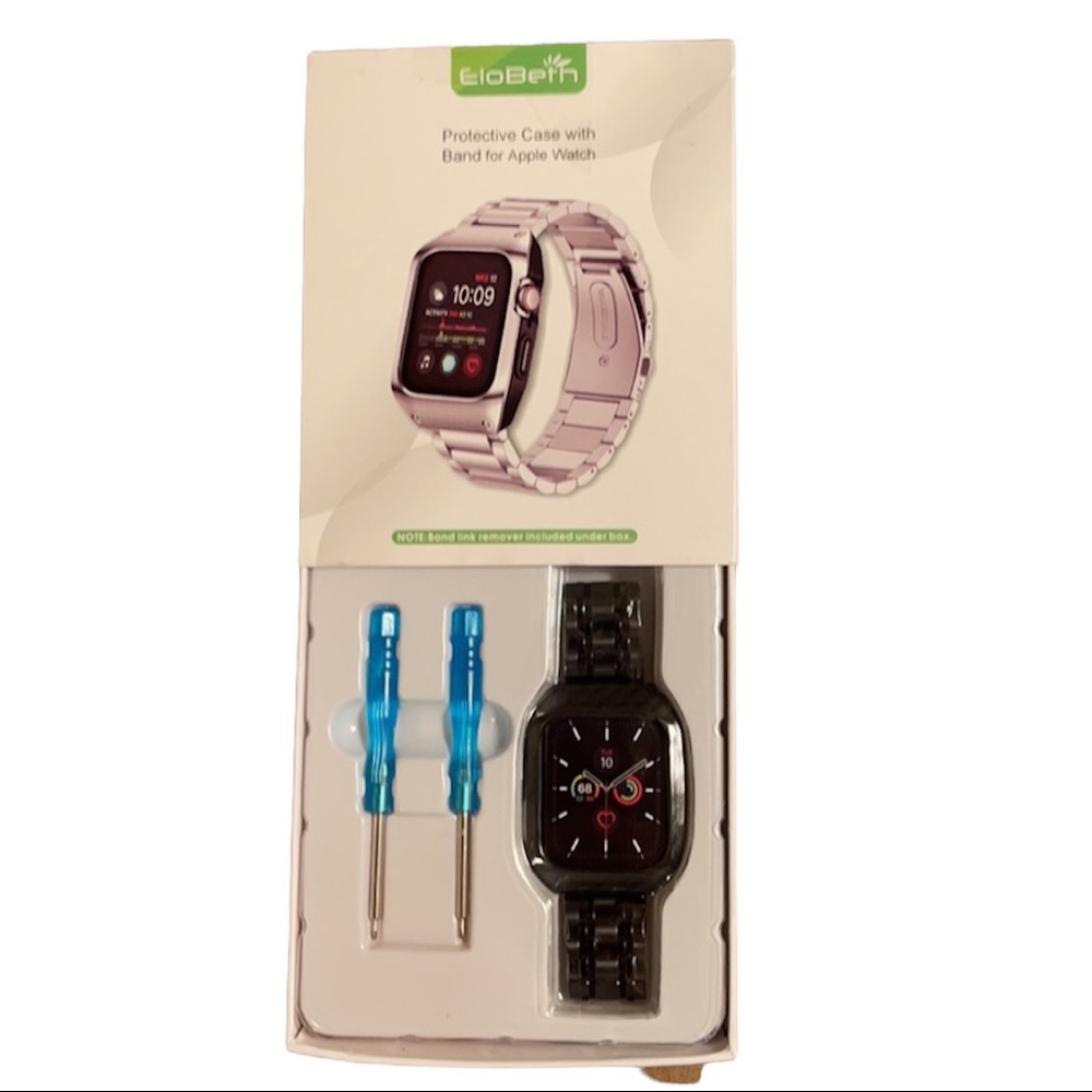Elobeth Protective Case With Band for Apple Watch, New Open Box